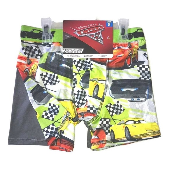 Disney Other - 2 Pair Disney Pixar Cars Athletic Boxer Briefs